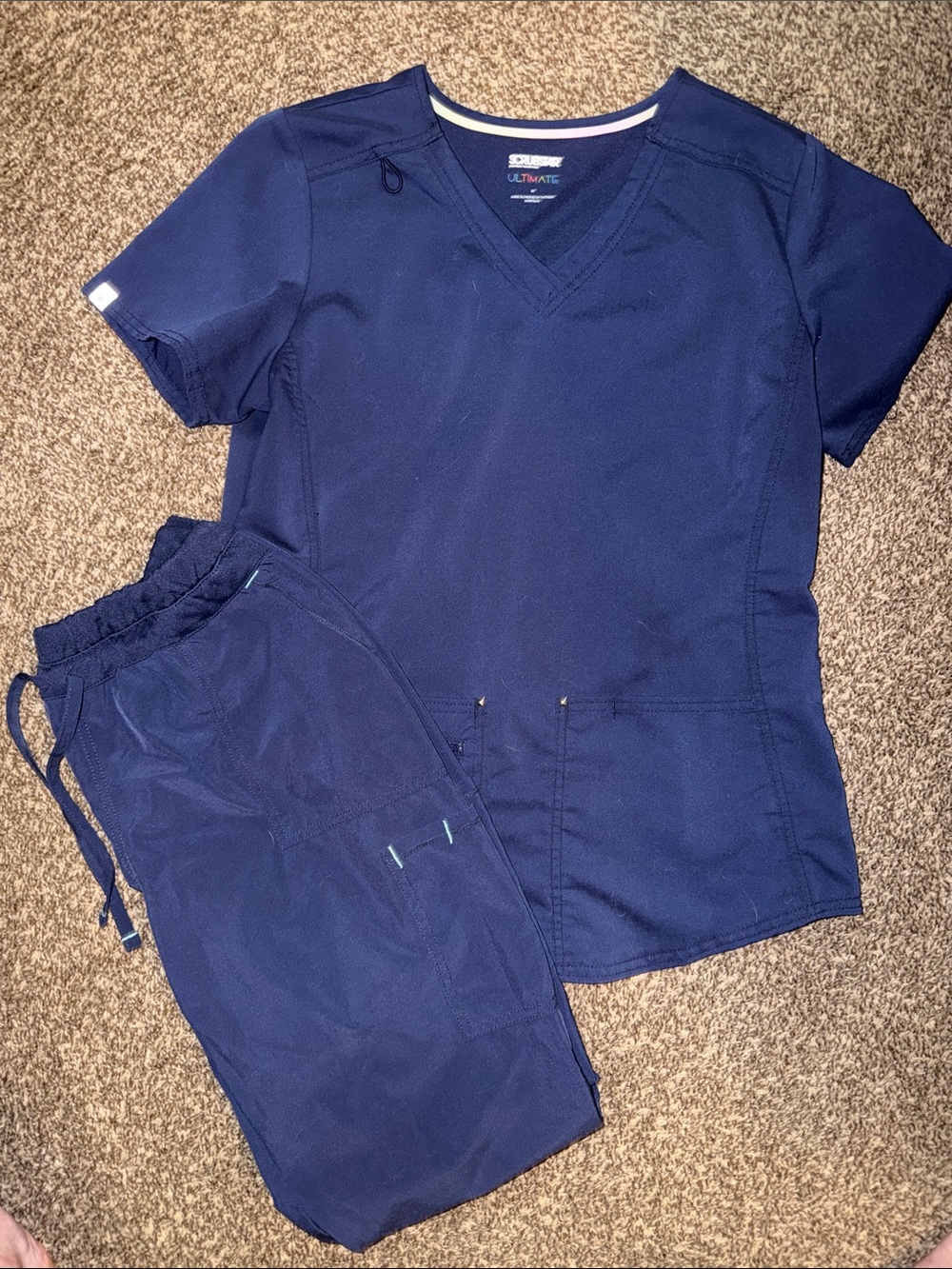 Scrubstar Navy Blue Medical Scrub Set